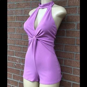 Purple romper